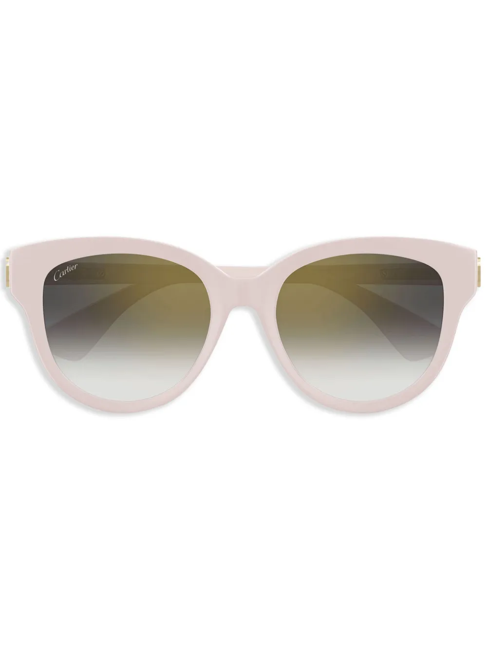 Cartier Eyewear Zonnebril met rond montuur Roze