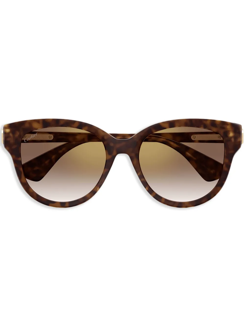 Cartier Eyewear キャットアイ サングラス - ブラウン Cartier Eyewear キャットアイ サングラス - ブラウン