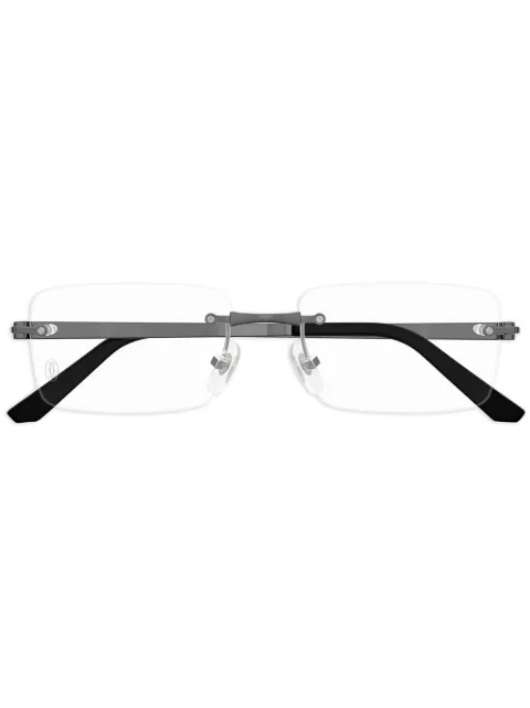 Cartier Eyewear rectangle-frame glasses