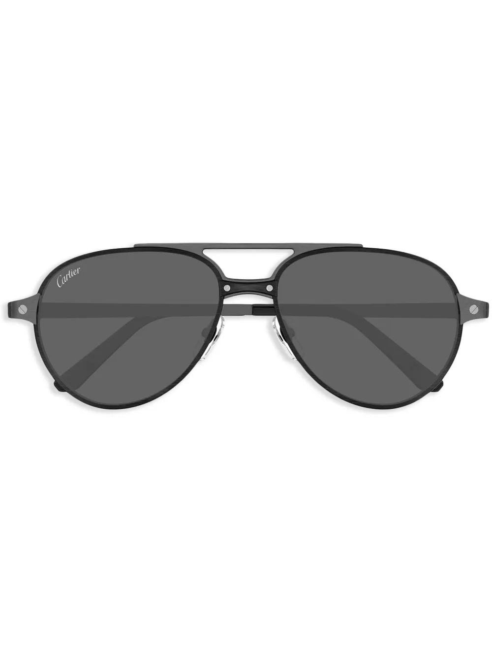 Cartier Eyewear Santos De Cartier zonnebril Zwart