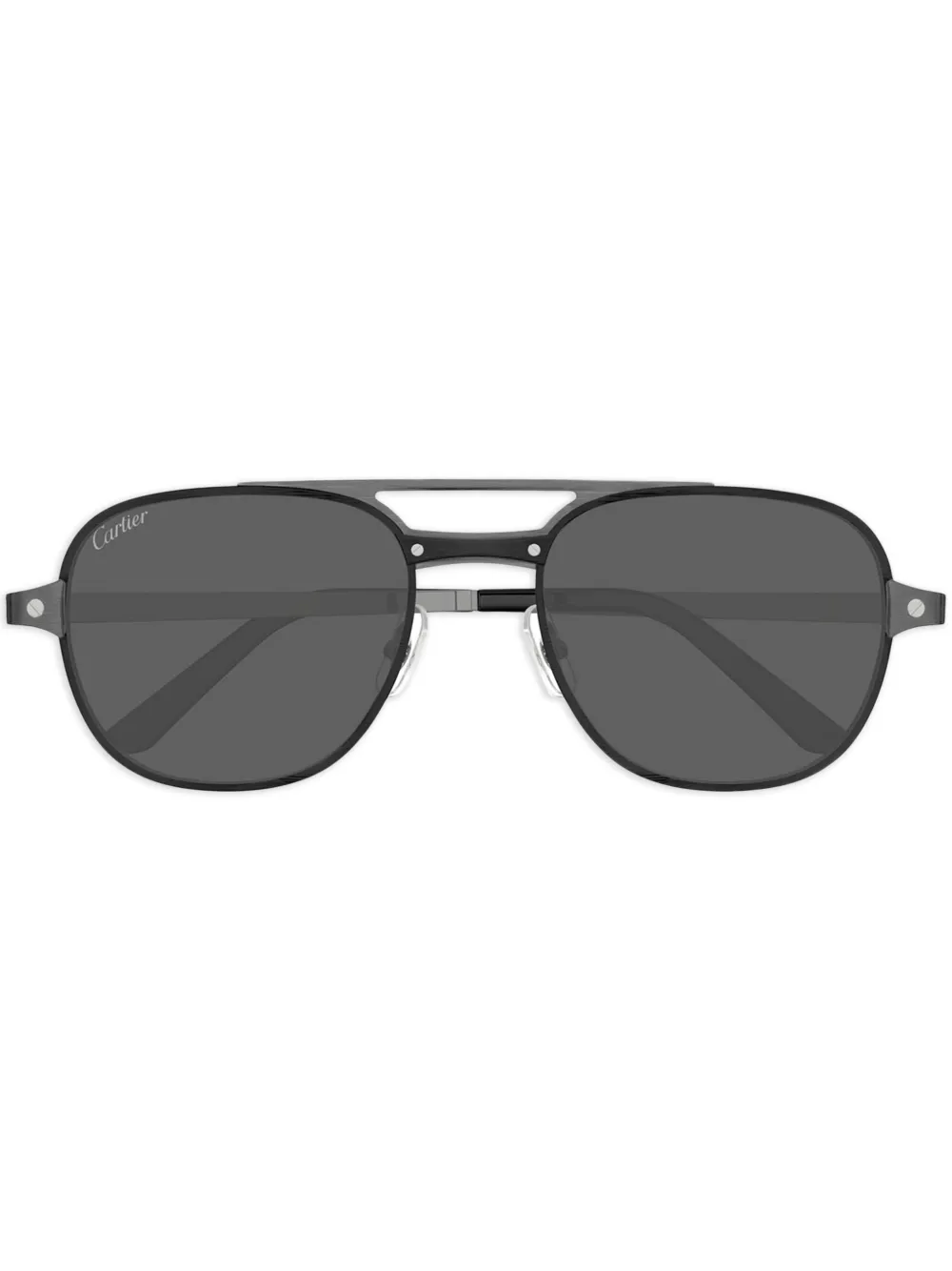 Cartier Eyewear Santos De Cartier zonnebril Zwart