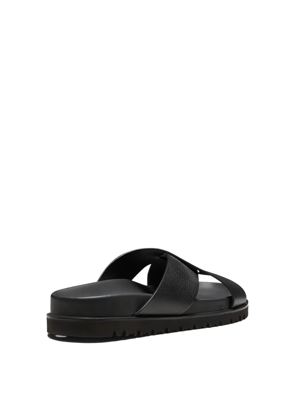 Fratelli Rossetti Leren sandalen met kruisbandjes Zwart