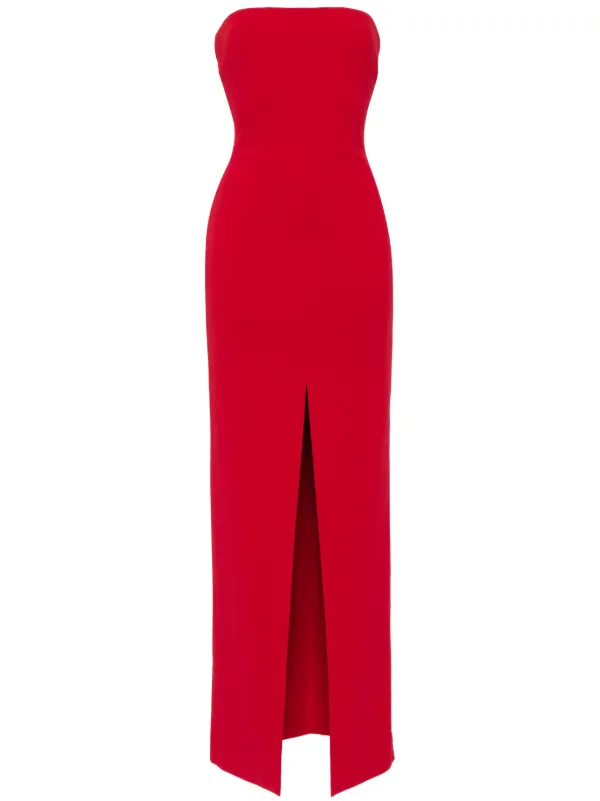 knee length dresses for ladies The Bysha Maxi Dress in Purple main image 0