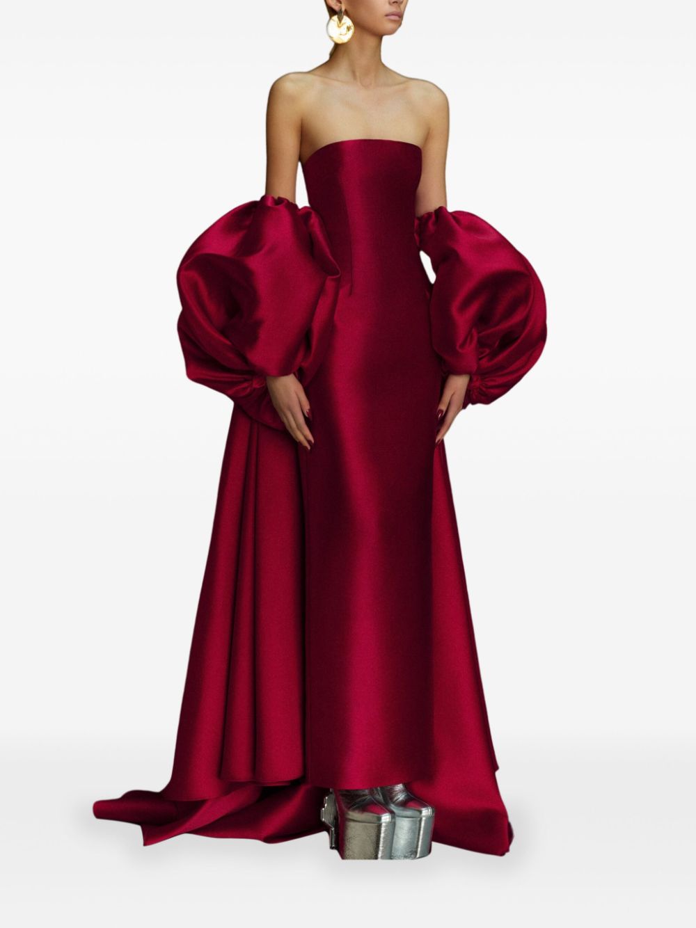 Solace London Lea gown - Rood