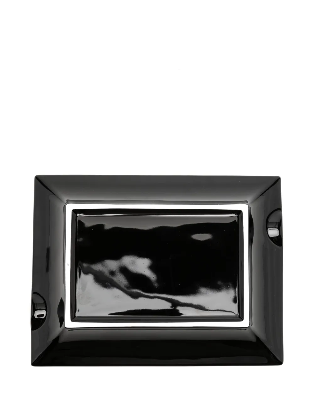 St Dupont Porcelain Ashtray In Black