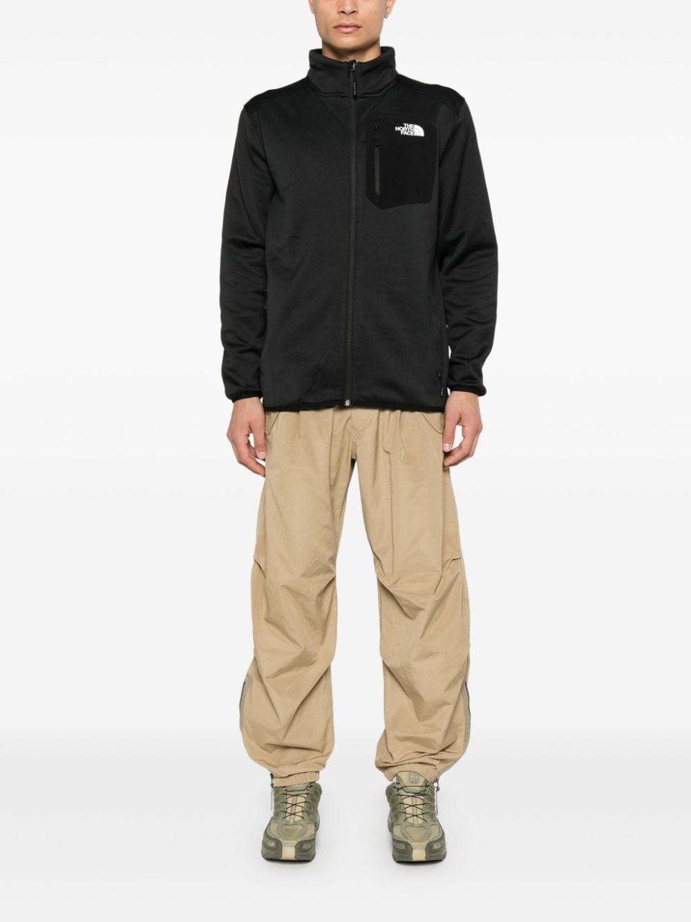 Shop The North Face Crest Jacket In 黑色