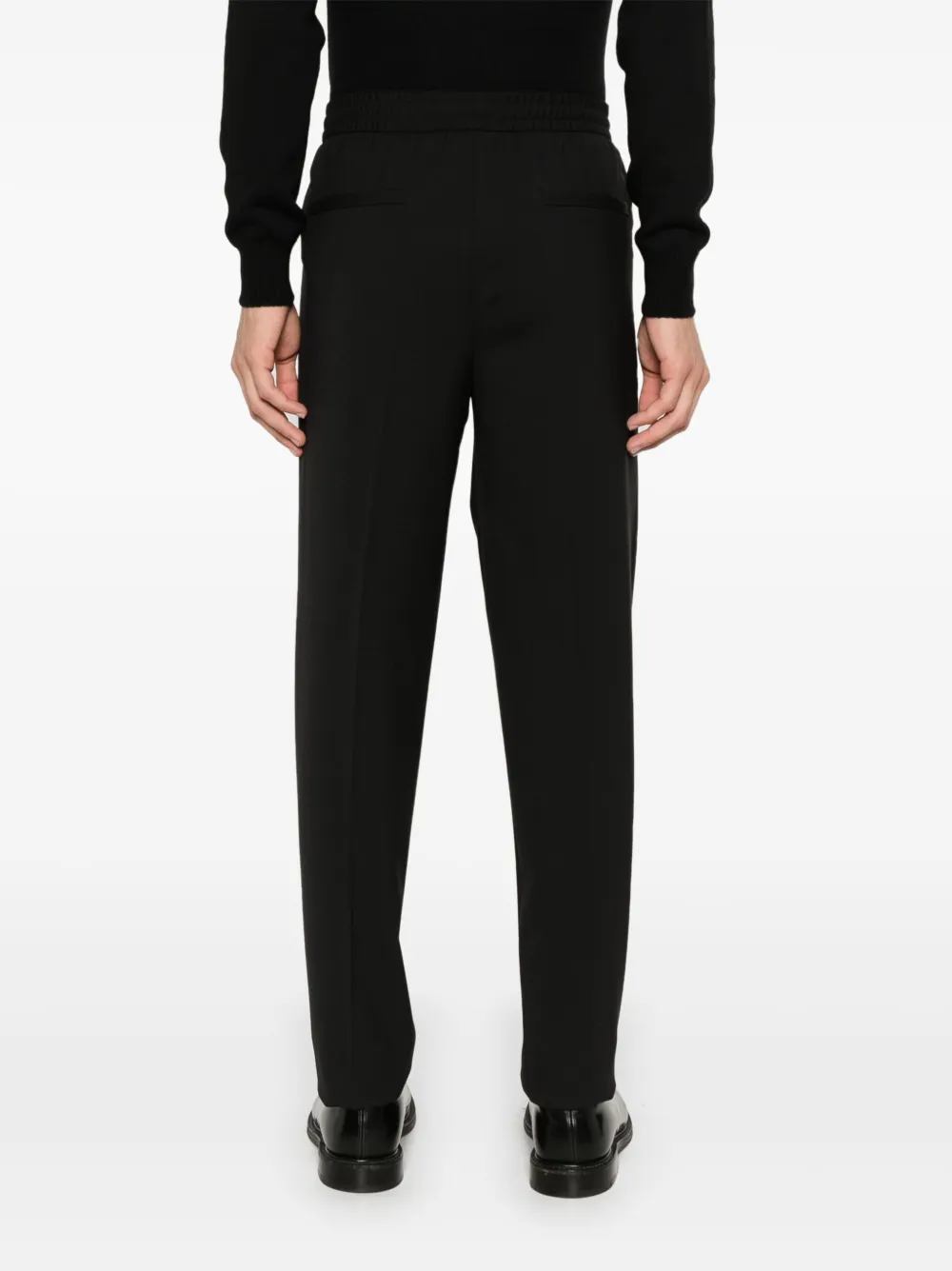 Zegna Broek met geplooid detail Zwart