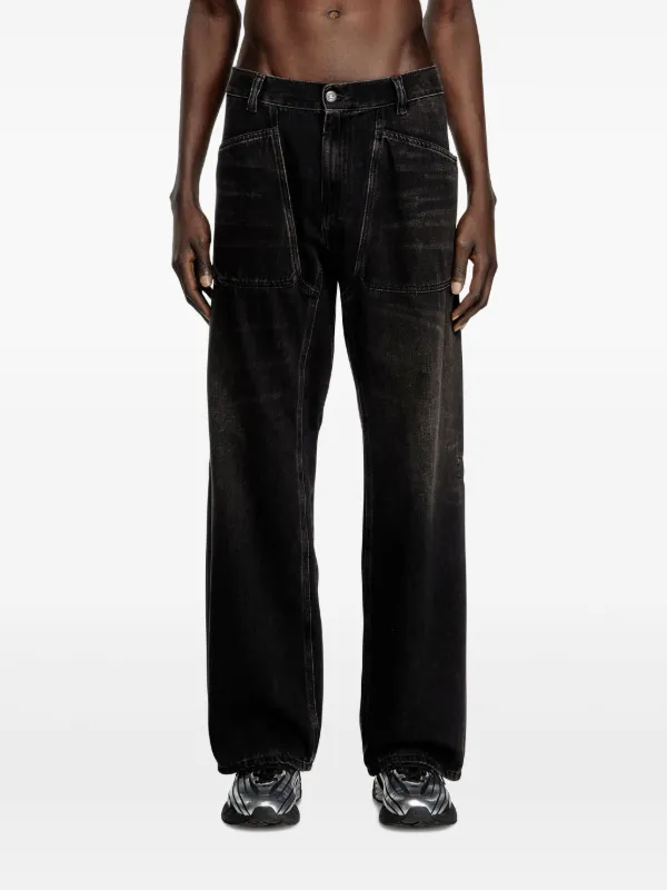 Diesel D-Zeta ジーンズ | ブラック | FARFETCH JP