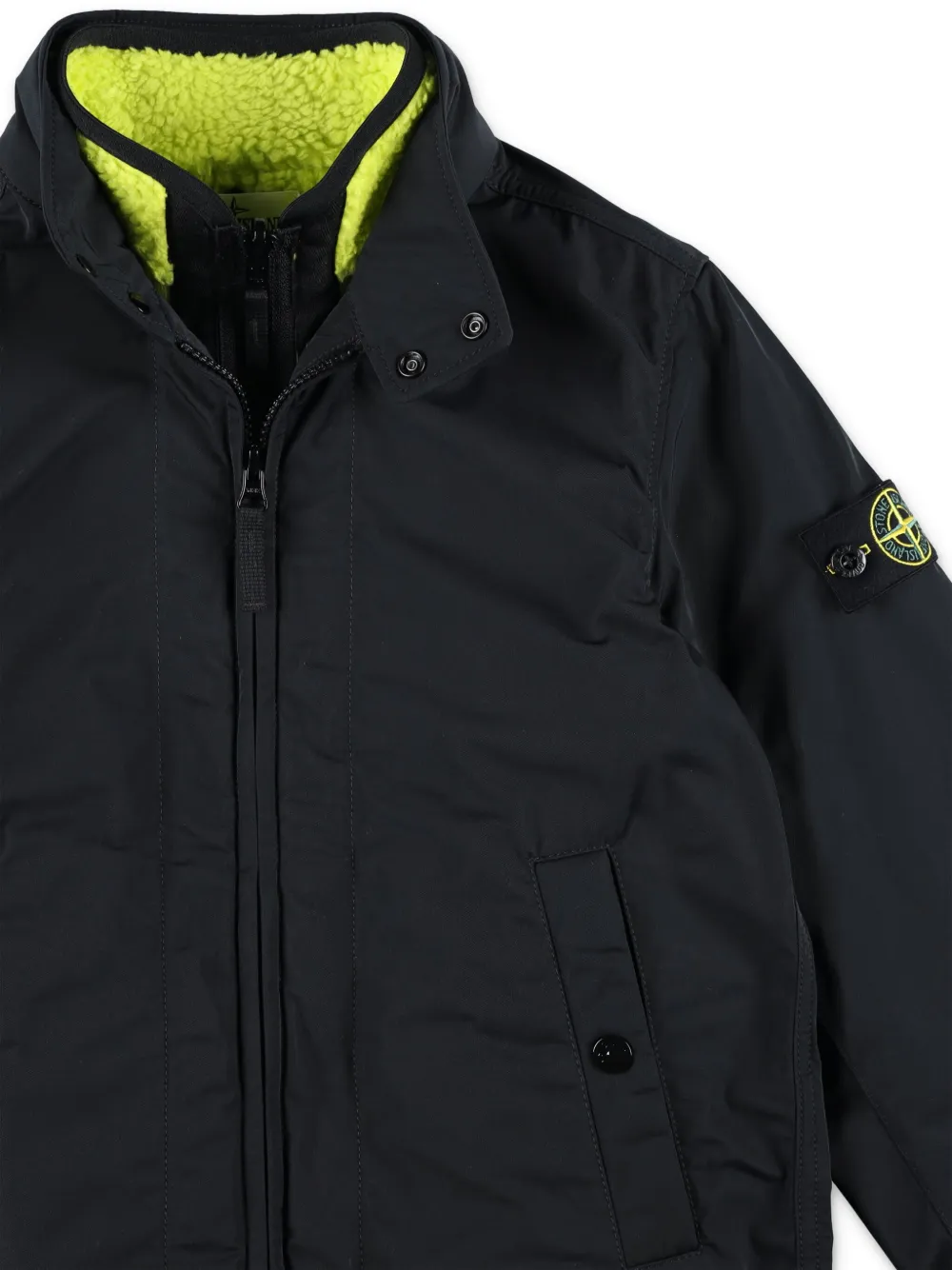 Stone Island Junior Jack met afneembare voering Zwart
