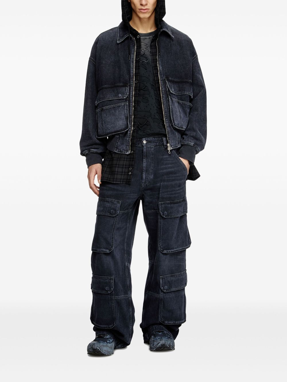 Diesel D-Touch jeans - Zwart