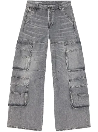 Diesel 1996 D-Sire ワイドジーンズ | グレー | FARFETCH JP