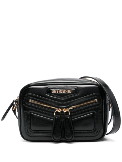 Love Moschino panelled cross body bag Women