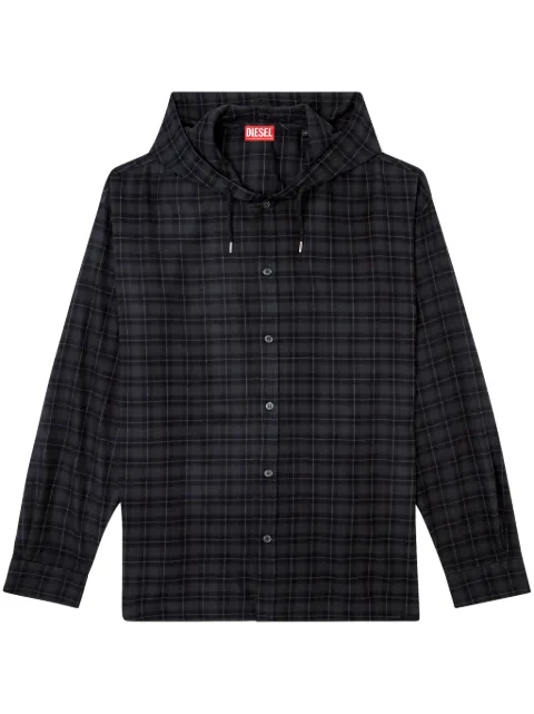 Diesel S-Dewny-Hood-B shirt jacket 