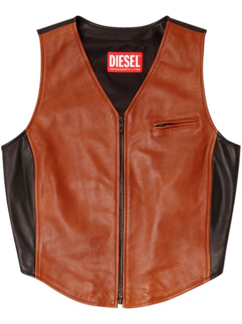 Diesel L-Ustra leather top Women