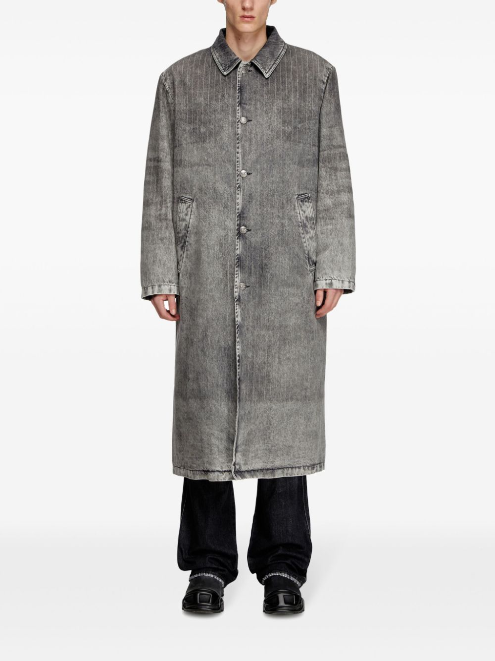 Diesel D-JACK-S1 single-breasted coat Men