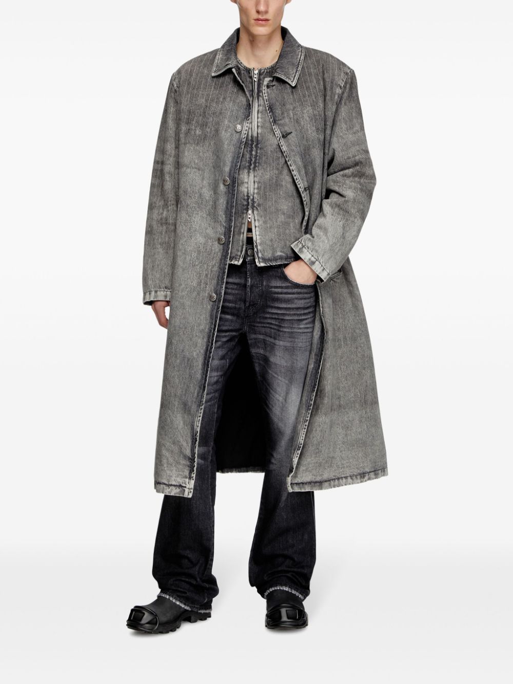 Diesel D-JACK-S1 single-breasted coat Men