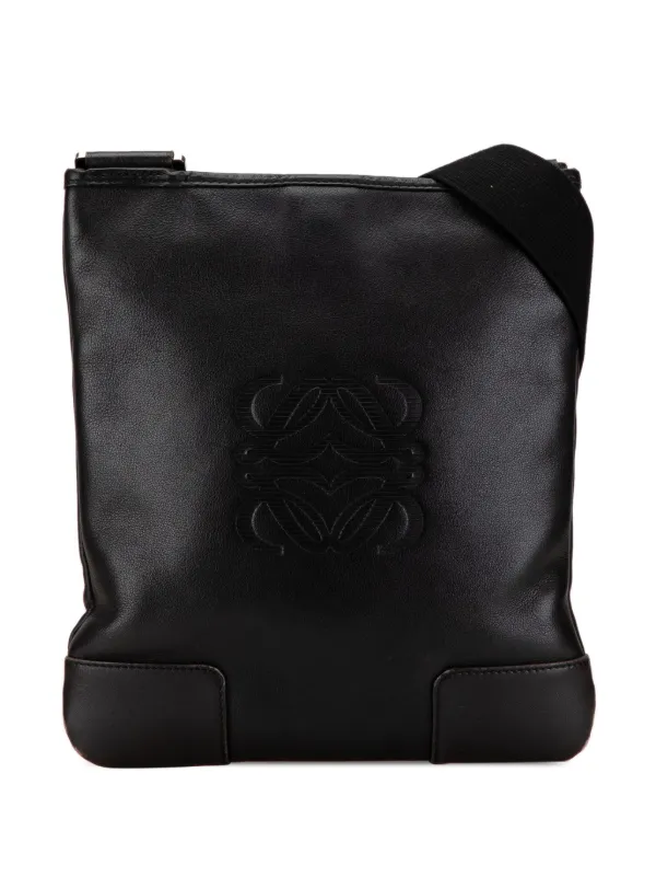 Loewe Pre-Owned 21th Century アナグラム ショルダーバッグ | ブラック | FARFETCH JP