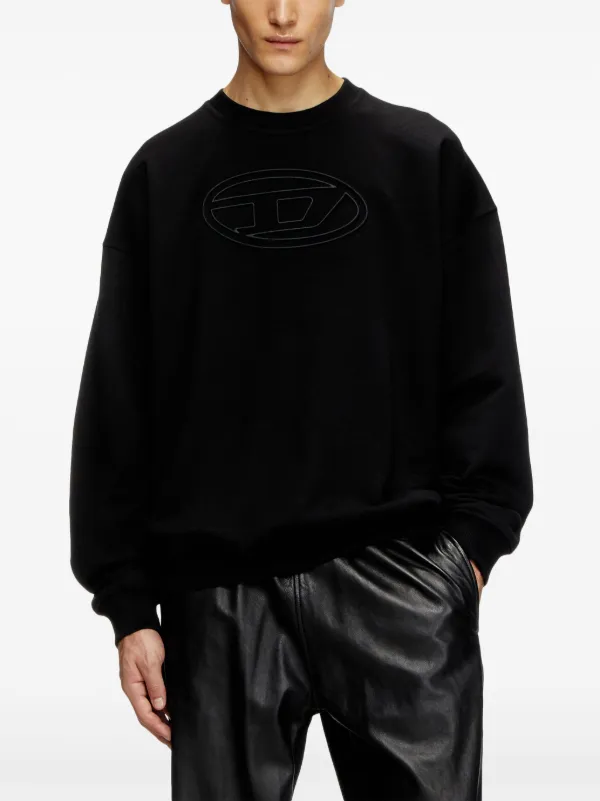 Diesel S-Mart-Bigoval スウェットシャツ | ブラック | FARFETCH JP
