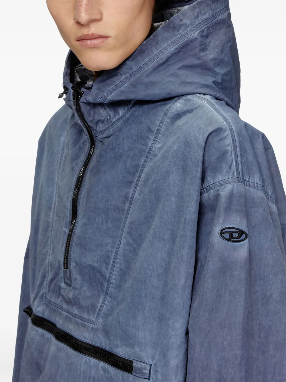 Diesel J-Node-A hoodie Blauw