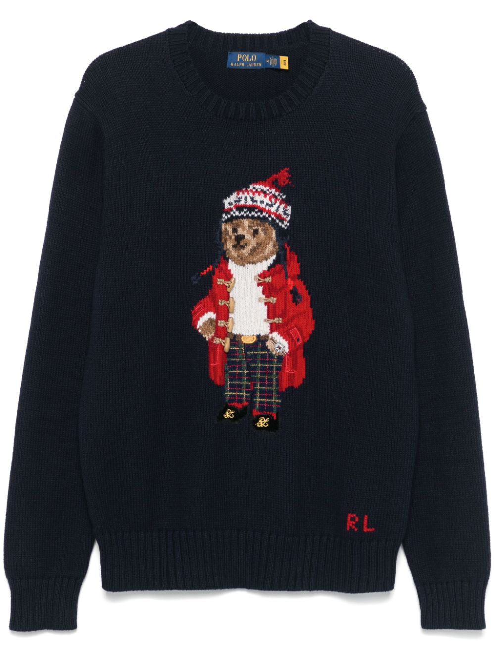 Polo Ralph Lauren Polo Bear motif Sweater Blue FARFETCH TR