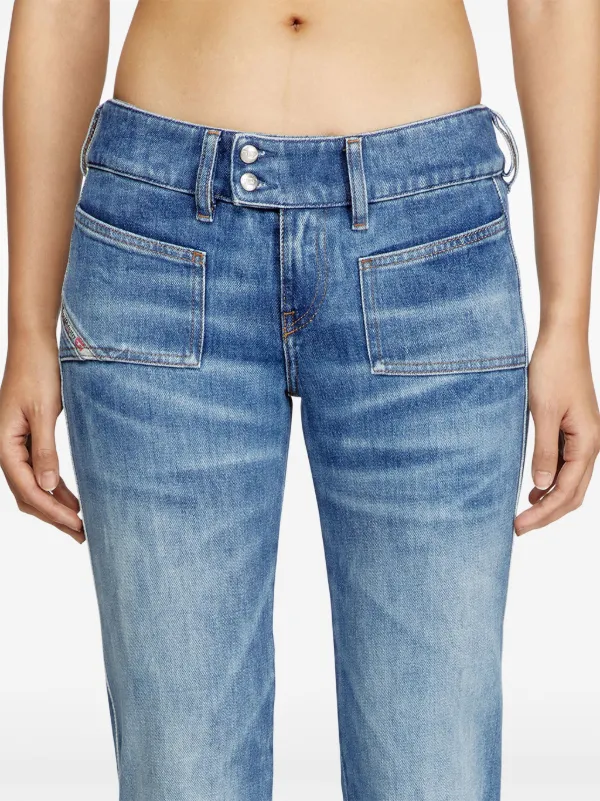 関税・送料込み DIESEL D-Hushフレアジーンズ Diesel D-Hush フレアジーンズ | ブルー | FARFETCH JP