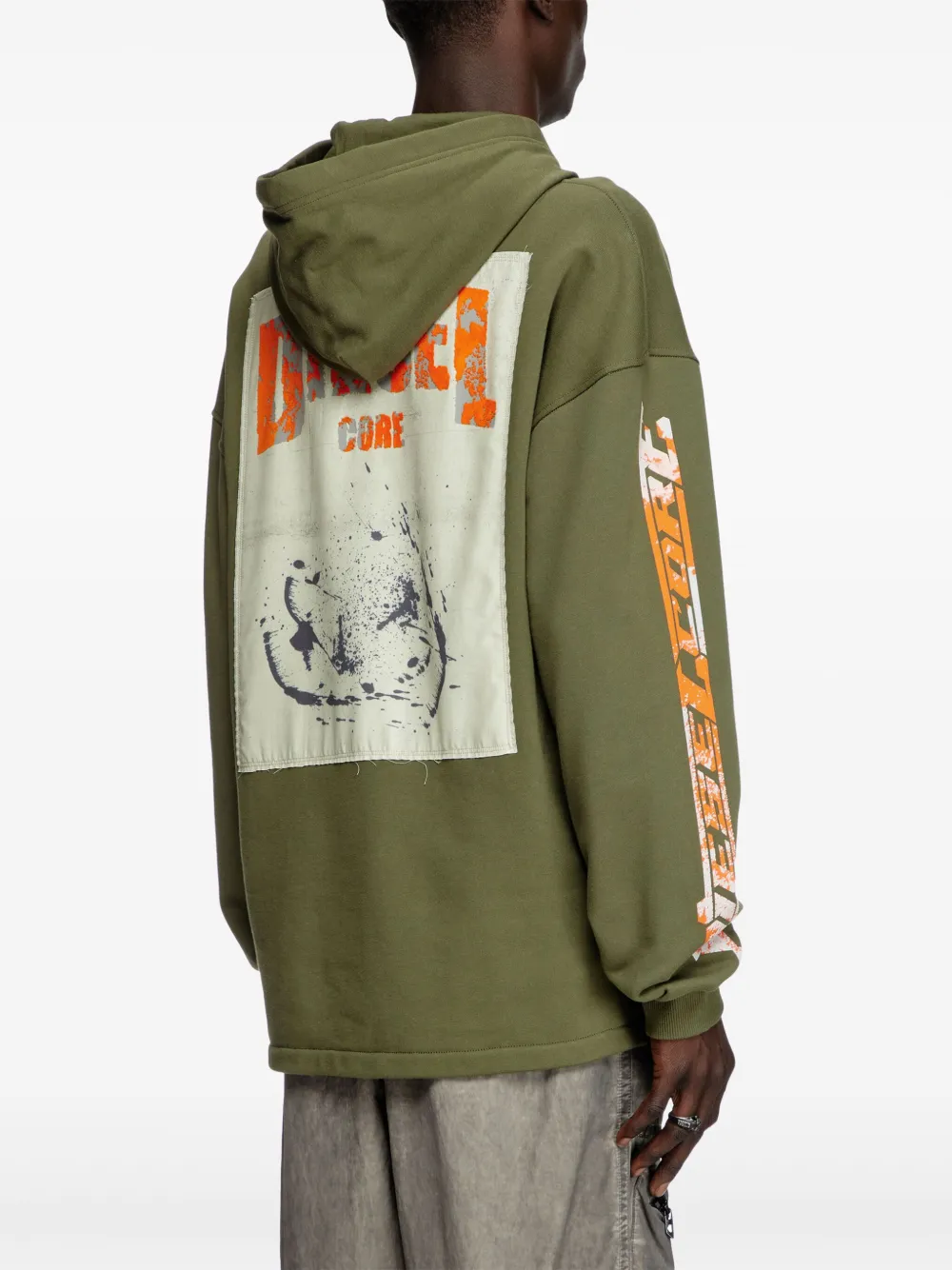 Diesel S-Baxt hoodie Groen