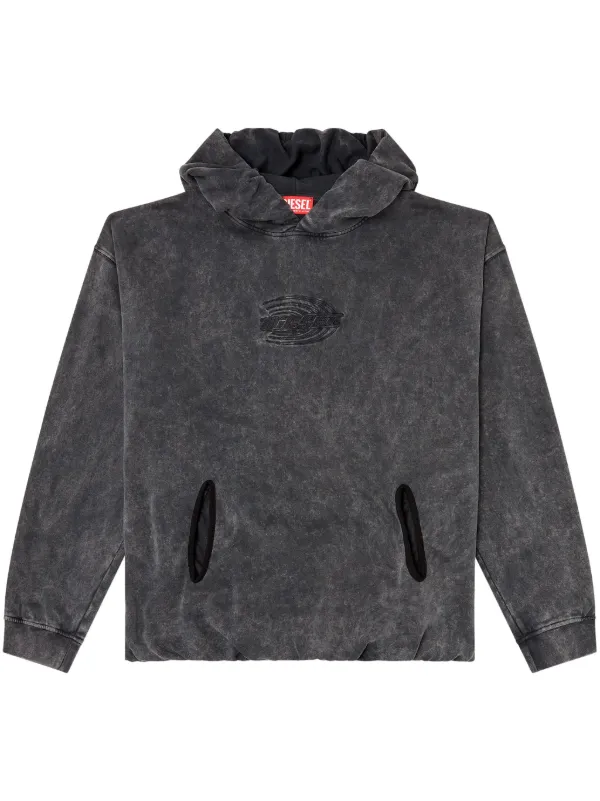 【DIESEL】ロゴ S-Baxt パーカー 関税・送料込み Diesel S-Boxstic パーカー | グレー | FARFETCH JP