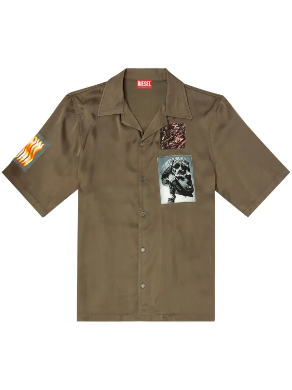 Diesel S-Daxhe シャツ | グリーン | FARFETCH JP