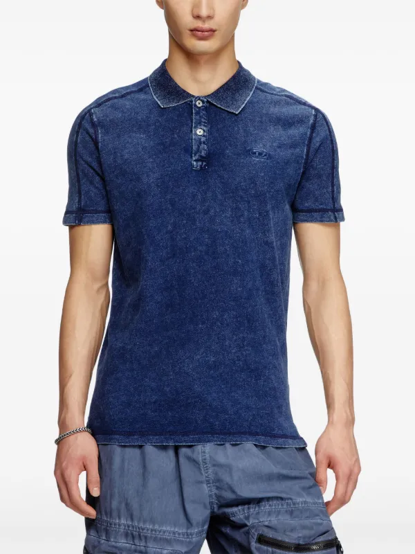 Diesel T-Swind-R1 Polo Top | Blue | FARFETCH CA
