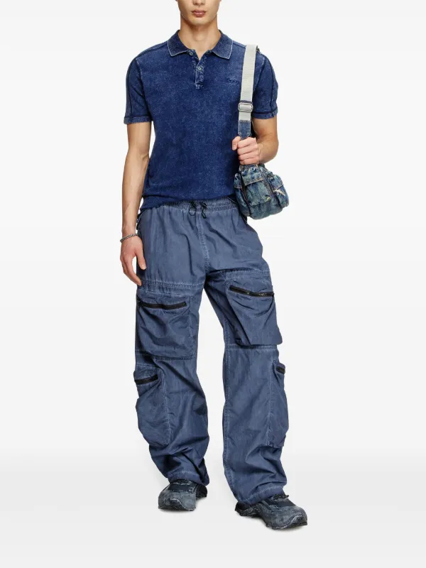 Diesel T-Swind-R1 Polo Top | Blue | FARFETCH CA