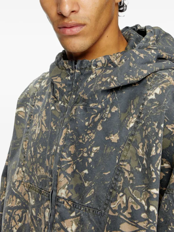 DIESEL ダークカモフラージュ MA-1ジャケット　サイズXXL Diesel J-Lint ジャケット | グレー | FARFETCH JP