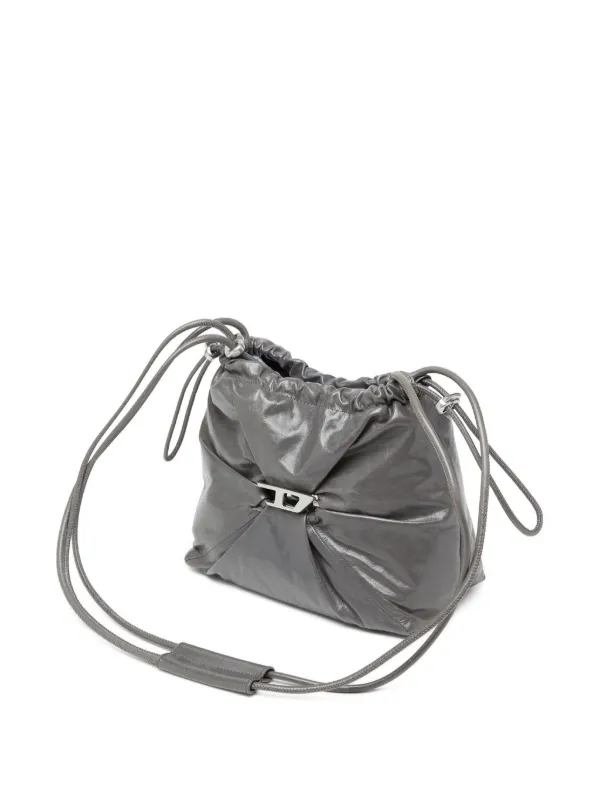 DIESEL SCRUNCH-D バケットバッグ Diesel Scrunch-D バケットバッグ | ブラック | FARFETCH JP