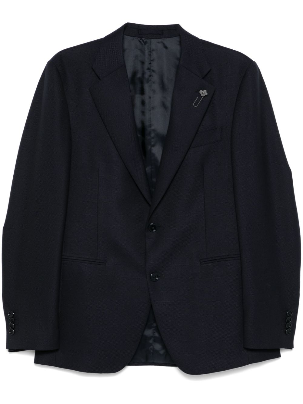 Lardini wool blazer - Blue