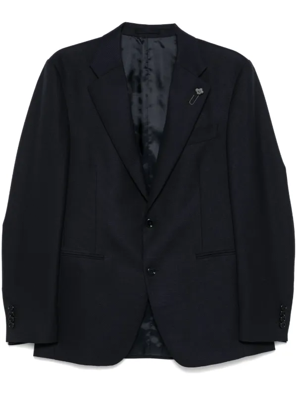 Lardini ウール ジャケット | ブルー | FARFETCH JP