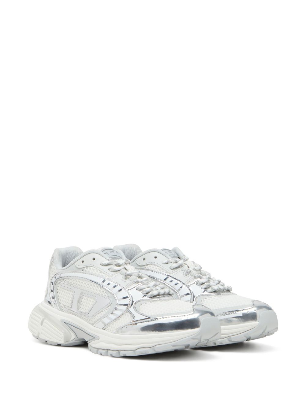 Diesel Sneakers met vlakken - Wit