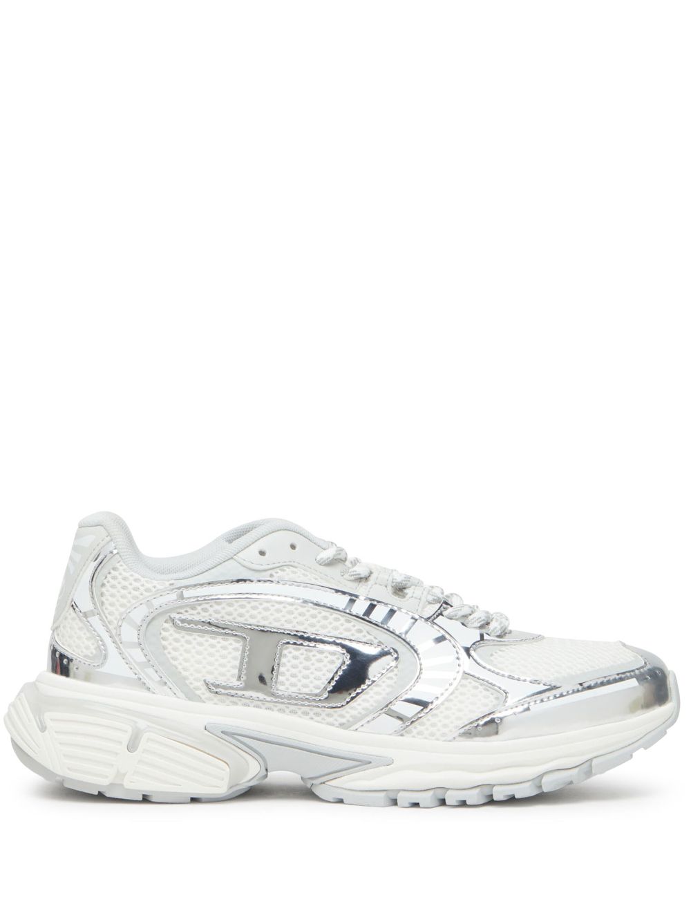 Diesel panelled sneakers White