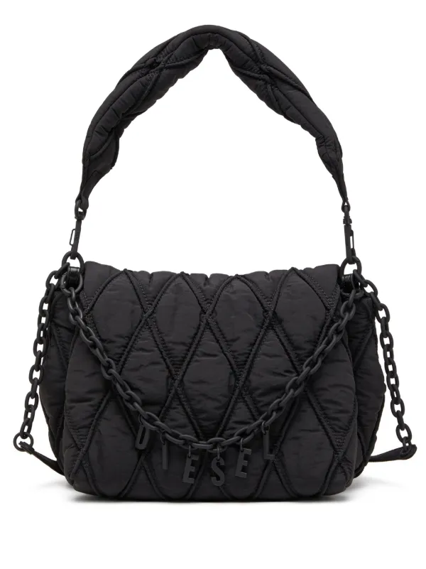 Diesel チャーム D ショルダーバッグ M | ブラック | FARFETCH JP