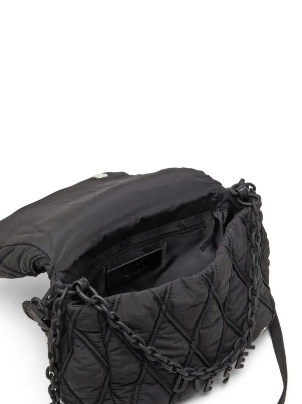 Diesel チャーム D ショルダーバッグ M | ブラック | FARFETCH JP