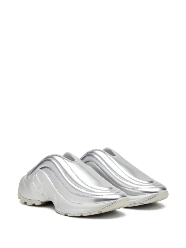 Diesel S-D Runner Sneakers Silver FARFETCH JO