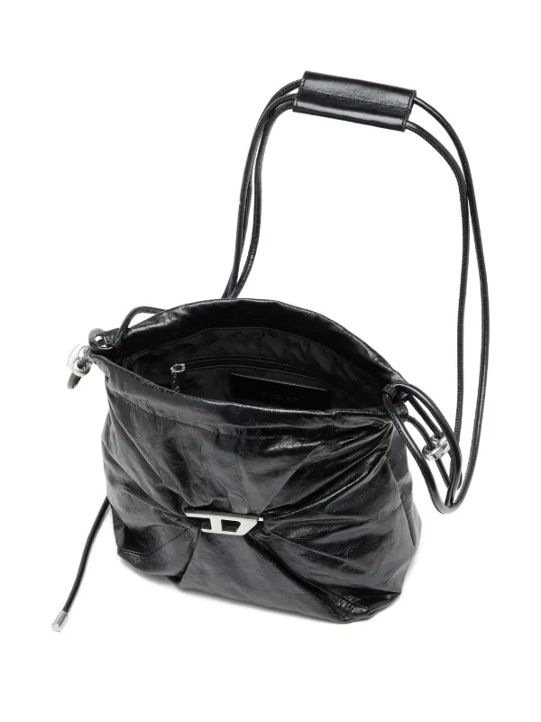 DIESEL ◆ Scrunch-D バケットバッグ Diesel Scrunch-D バケットバッグ | ブラック | FARFETCH JP