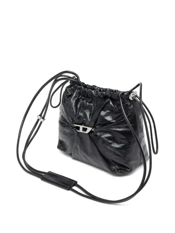 DIESEL SCRUNCH-D バケットバッグ Diesel Scrunch-D バケットバッグ | ブラック | FARFETCH JP