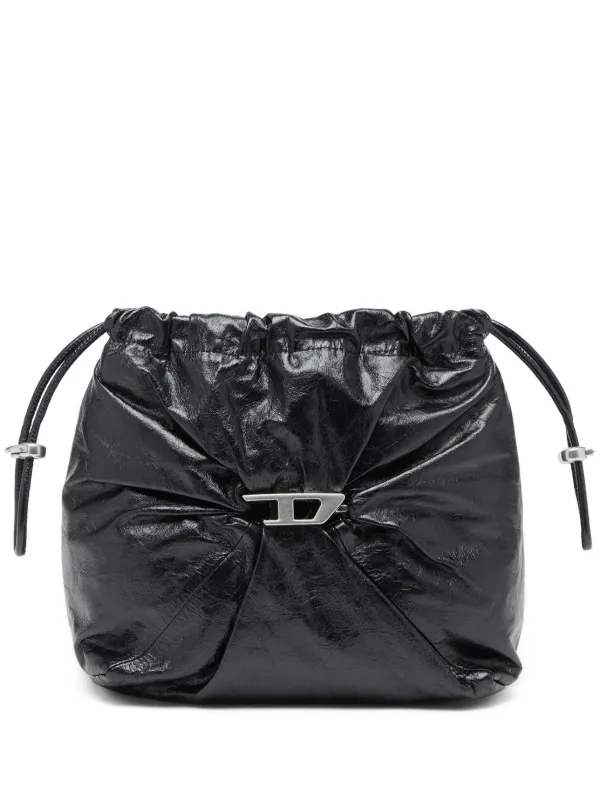 DIESEL ◆ Scrunch-D バケットバッグ Diesel Scrunch-D バケットバッグ | ブラック | FARFETCH JP