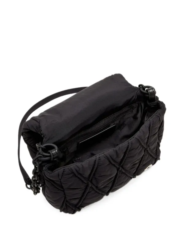 Diesel charm-D Shoulder Bag S | Black | FARFETCH JO