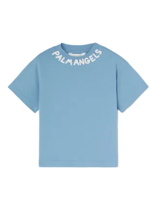 スウェット・トレーナー PALM ANGELS 'Classic Logo' sweatshirt Blue Buy Palm Angels Classic Logo Over Long-Sleeve Tee 'Blue