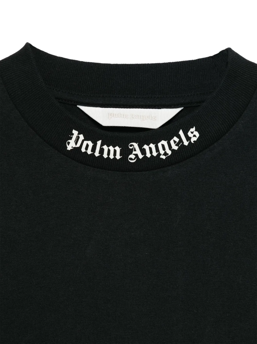 Palm Angels Kids T-shirt met logoprint Zwart