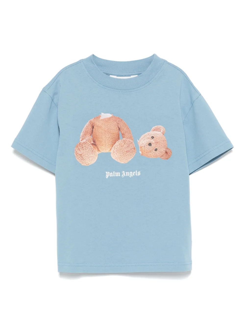 teddy bear-print T-shirt