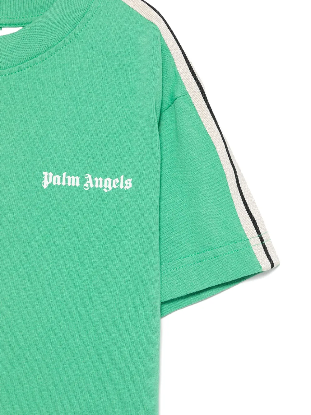 Palm Angels Kids Track T-shirt Groen
