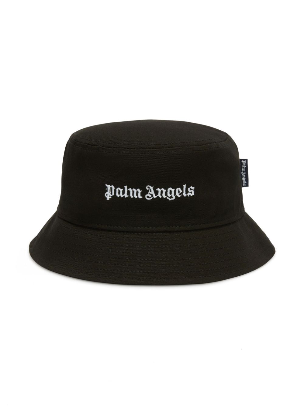 Palm Angels Kids Vissershoed met logo Zwart