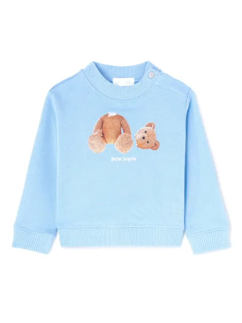Palm Angels Kids bear-print sweatshirt 
