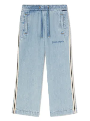 palm angels sky blue track pants
